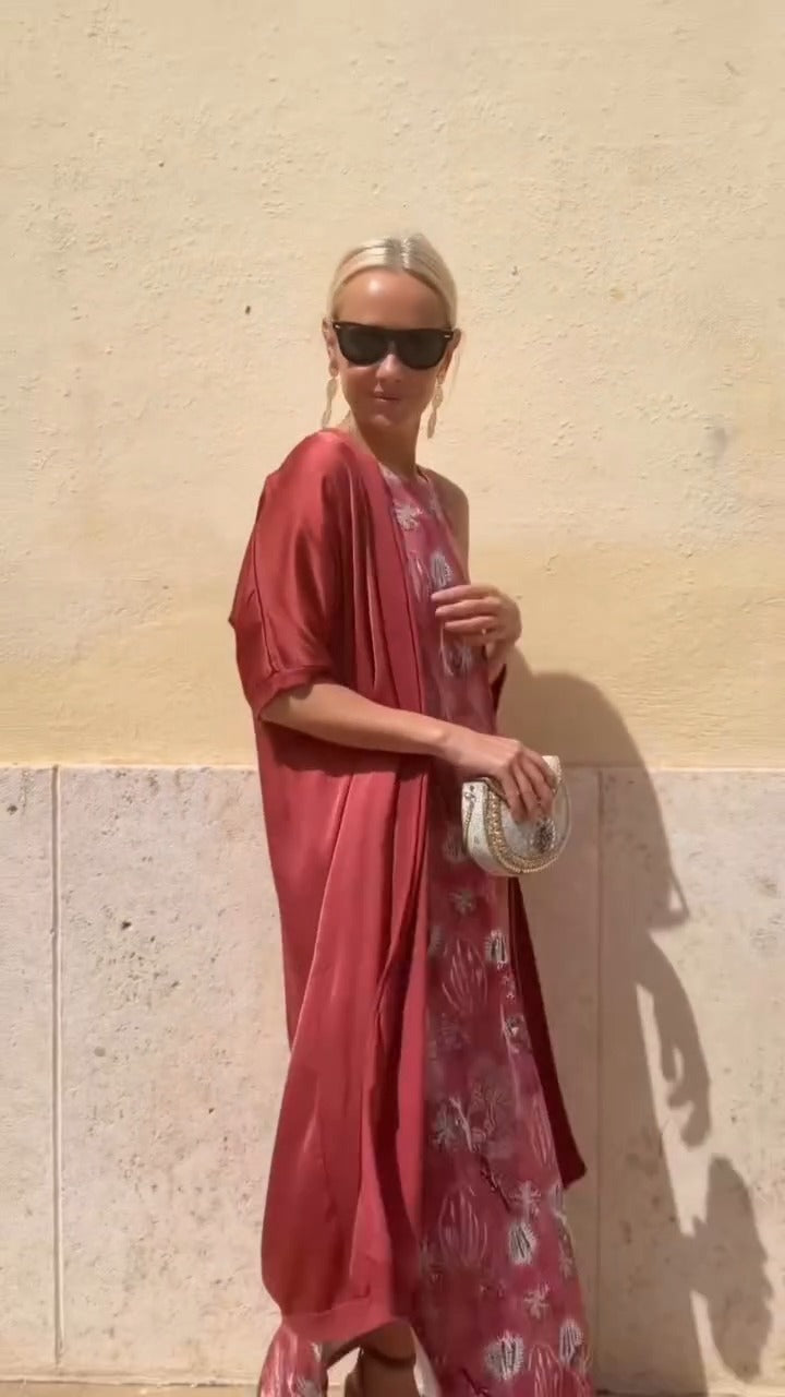Sleeveless Maxi Dress + Matching Cardigan Set