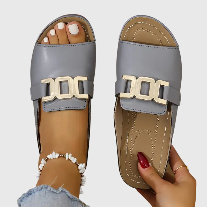 Camilla - Sleek & Comfy Buckle Sandals