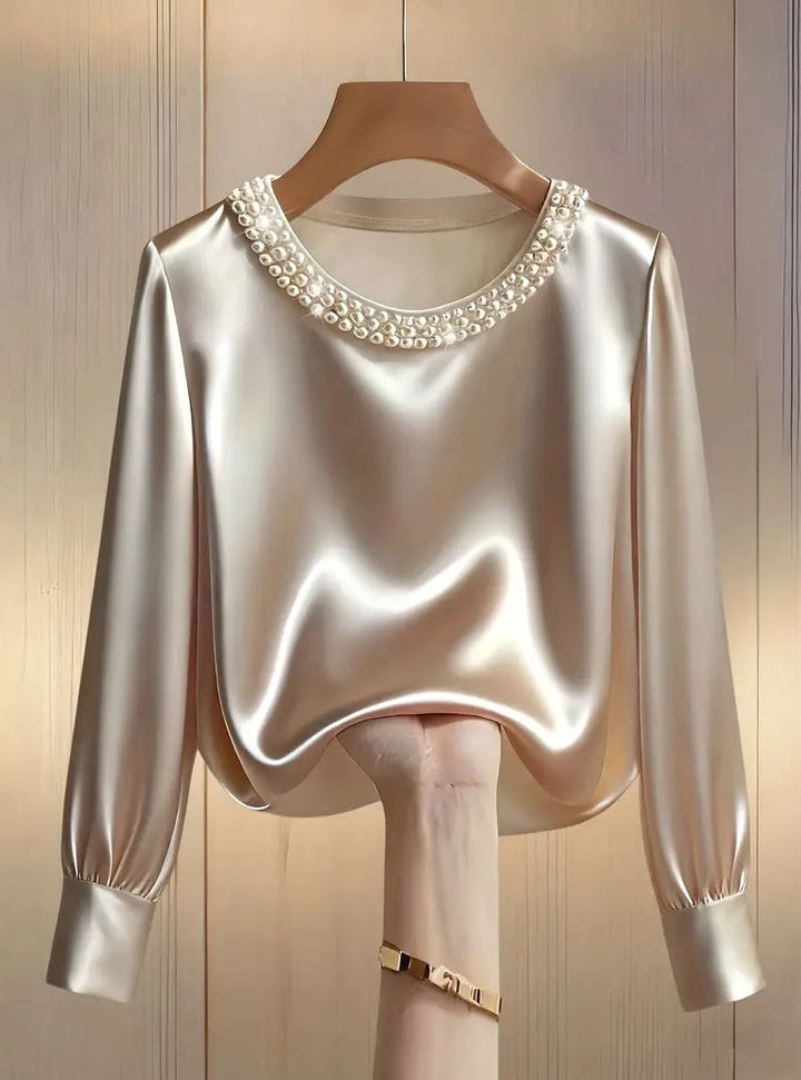 Perlisse | Sophisticated Round-Neck Top