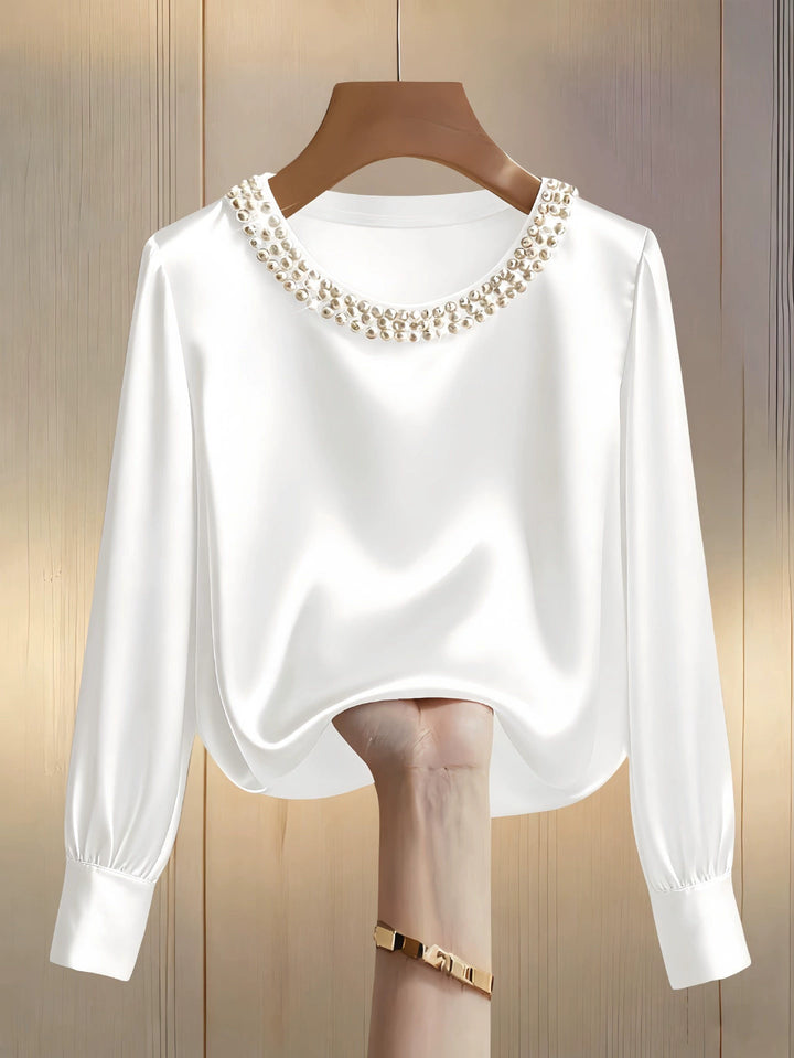 Perlisse | Sophisticated Round-Neck Top