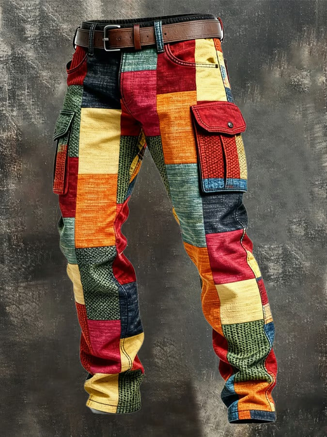 Steve | Men’s Patchwork Cargo Pants