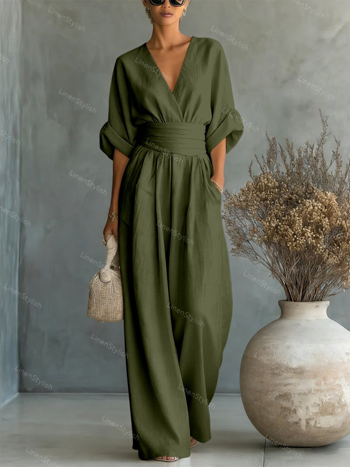 Elira Essential V-Neck Jumpsuit